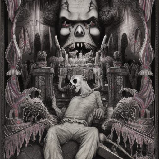"crying clown among the merry dead" epic cinematic brilliant...
