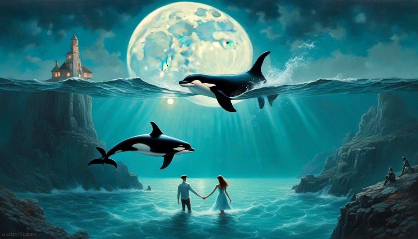 Whales Serenade 33 Full Moon 15