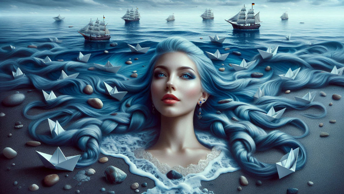 Woman’s sealandscape