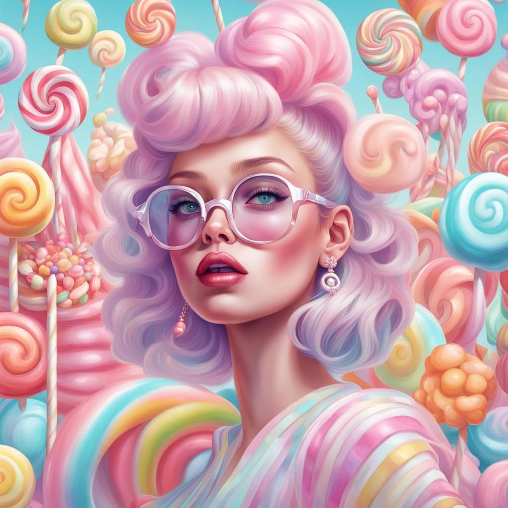 Pastel fashion girl