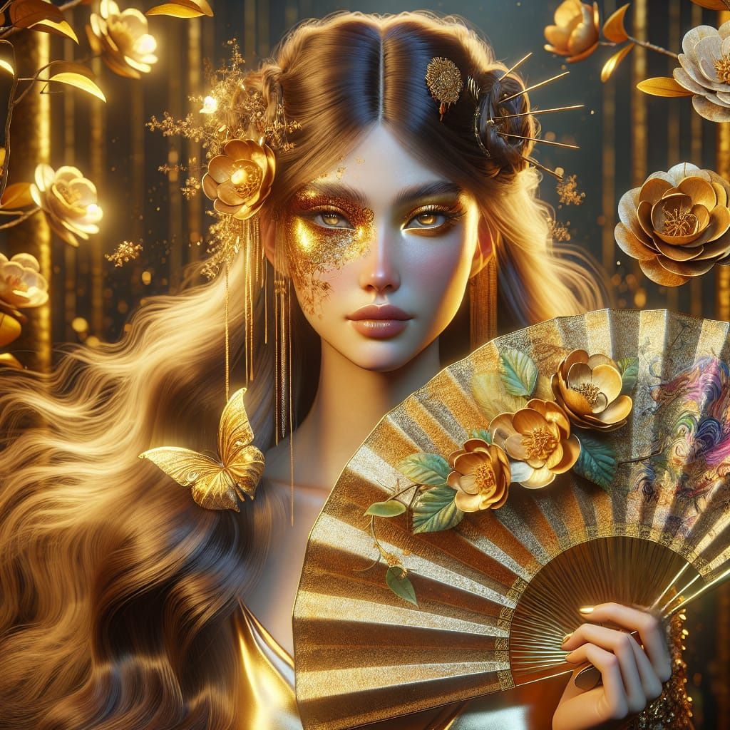 Gaze of the Graceful Golddess