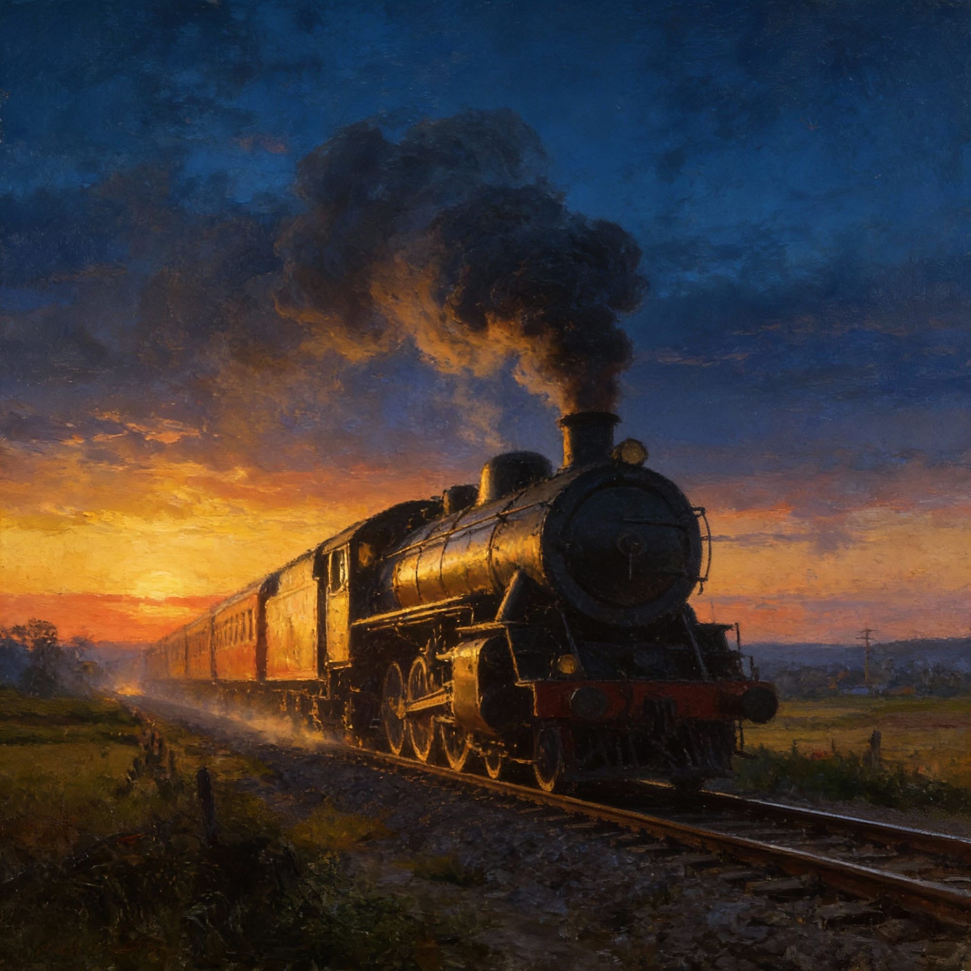 train in air. by artist "anime", Anime Key Visual, Japanese Manga, Pixiv, Zerochan, Anime art, Fantia