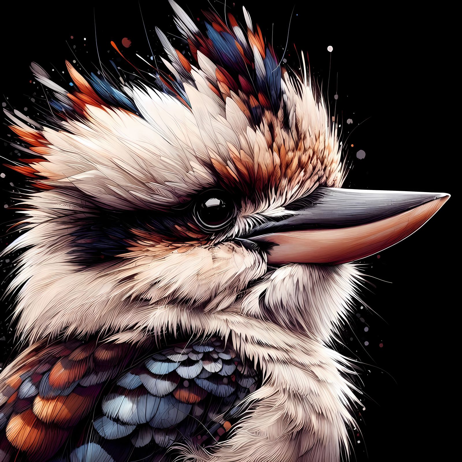 Kookaburra Portrait