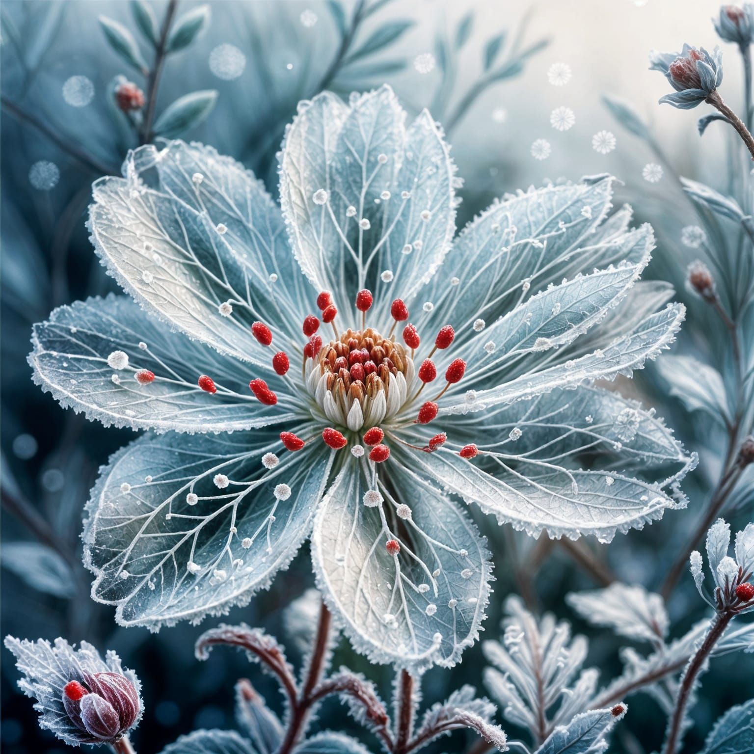 Frosty Beauty  by @Sharonjoy