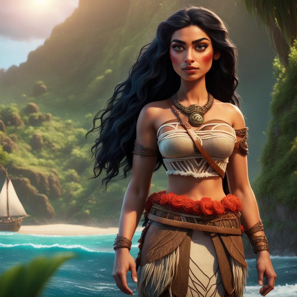 Emeraude Toubia as moana