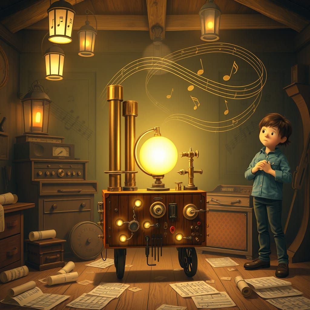 The Whirring Whimsy of The Flibbergibble Machine  by @greenygreens