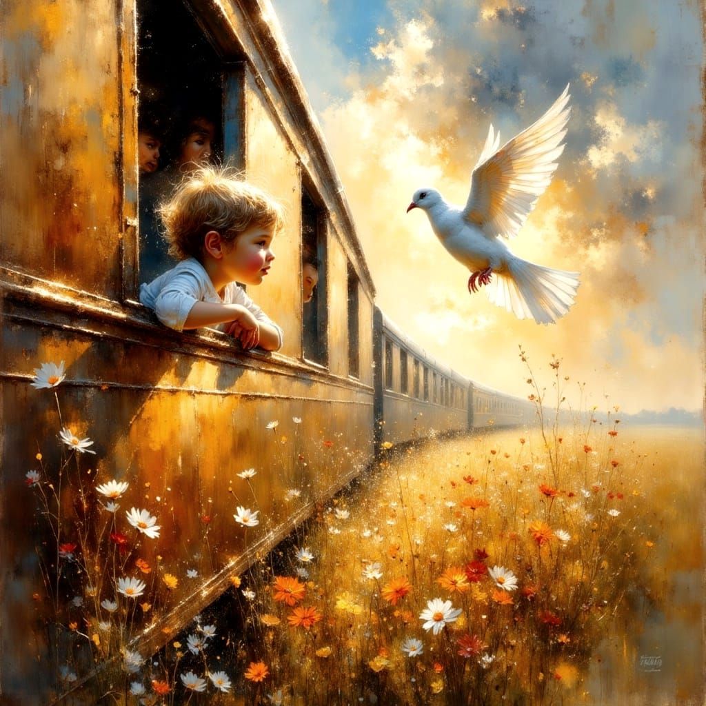 Peace and Innocence  by @sporeAngel