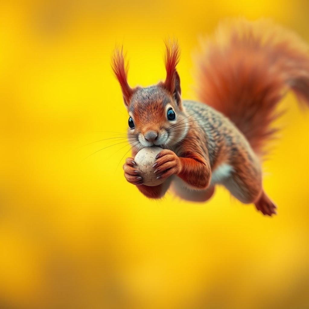 A red squirrel