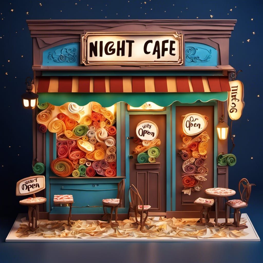 Night Cafe 👍 💕