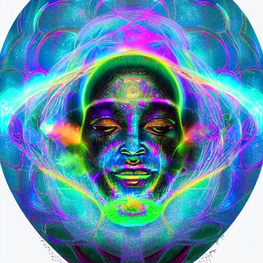Holographic Godself Particle in Astral Cosmic Illustration