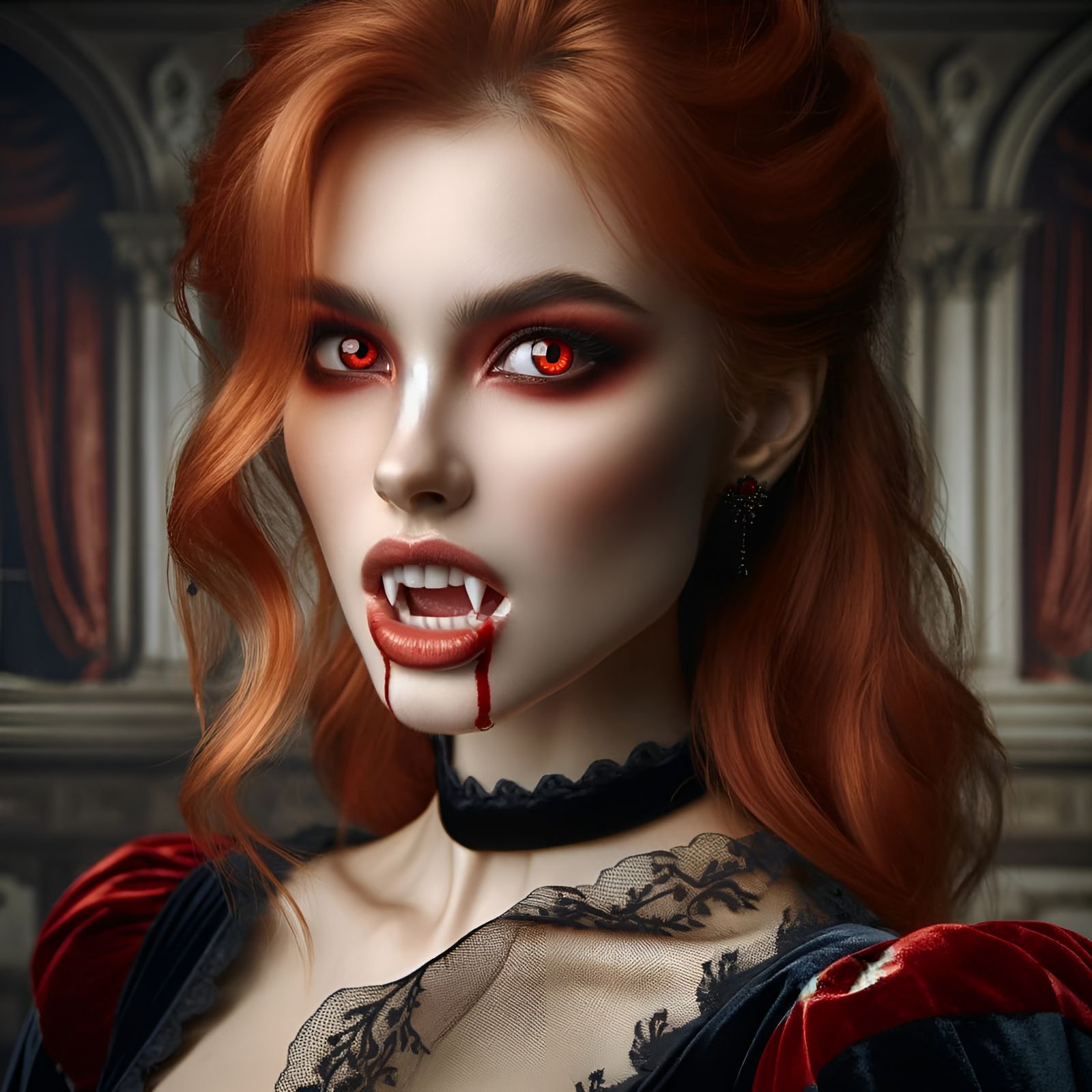 Vampiress - AI Generated Artwork - NightCafe Creator