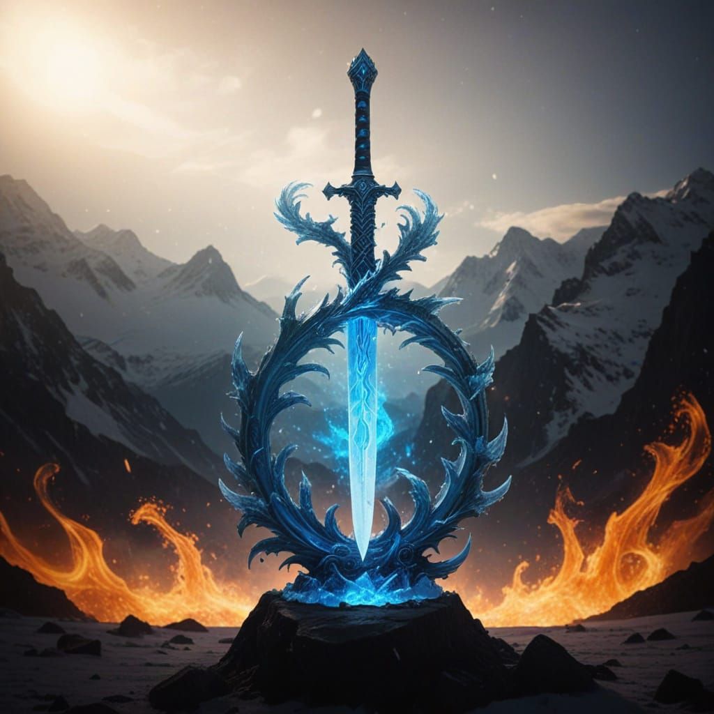 Ice Crystal blade  by @undefined