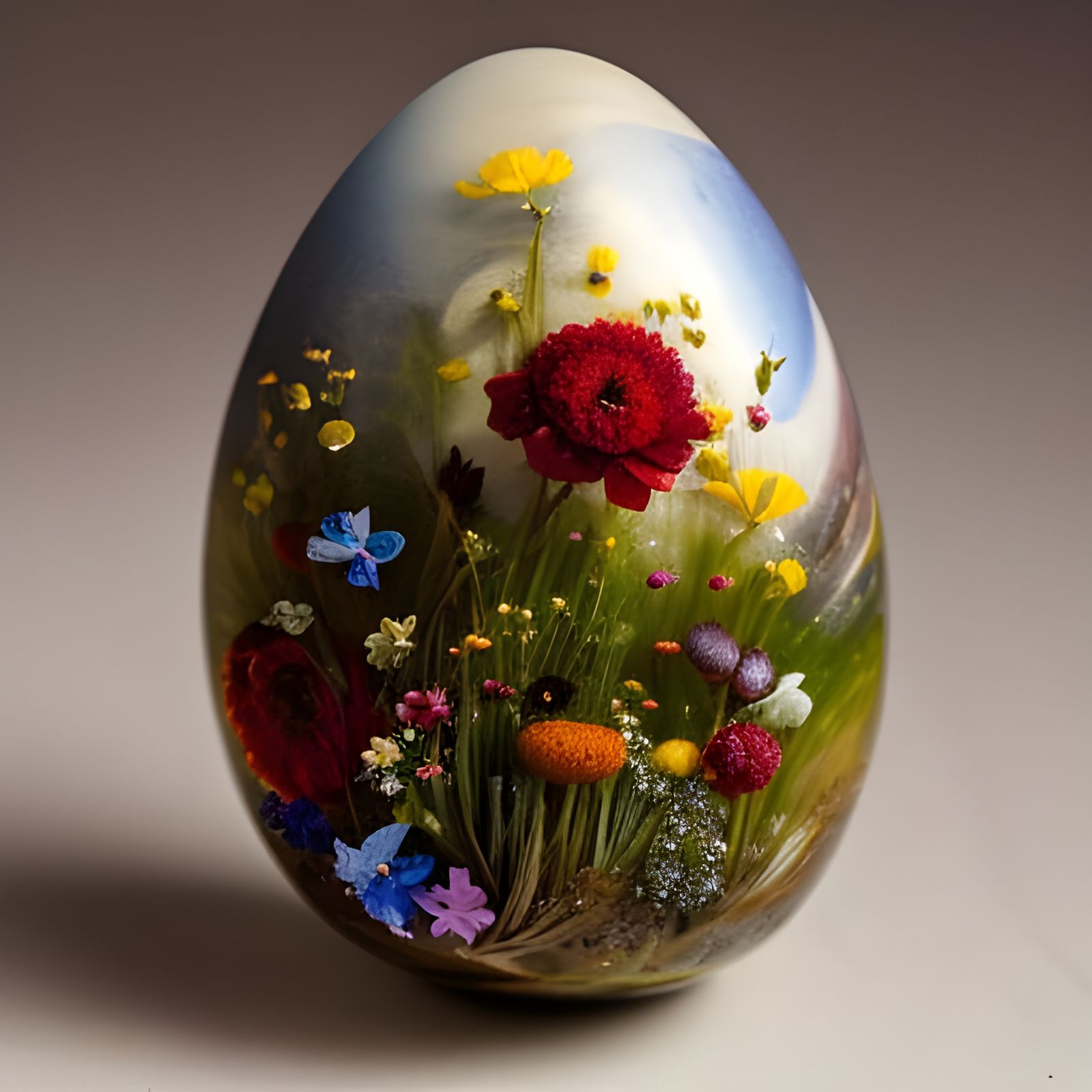 Spring Easter Egg  by @avionesplateados 