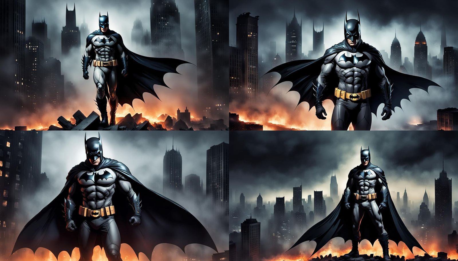 Batman leading to the maximum destruction of Gotham. - AI Generated ...