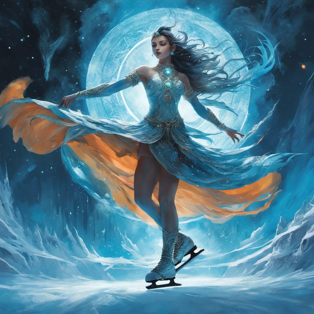 Luna Ice Skating  by @Amko
