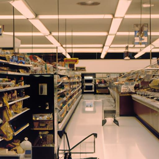 1990s, supermarket, grocery store