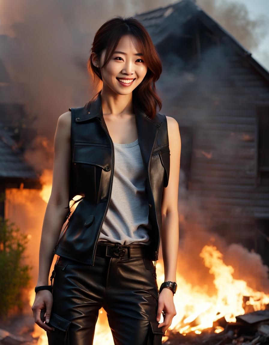 The Girl who Burned The House and Laughed Afterward  by @Naripan