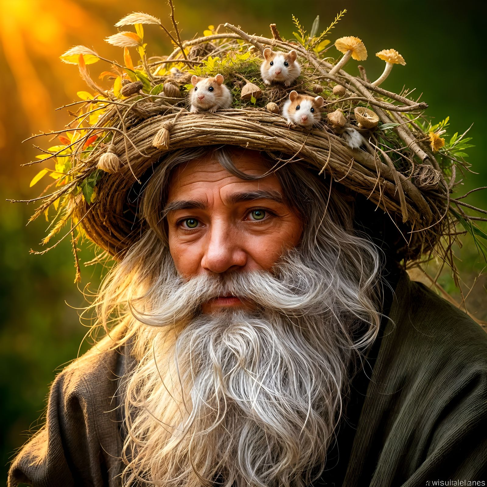 Harry's Hospitable Hamster Habitat Hat F  by @AncientAardvark 