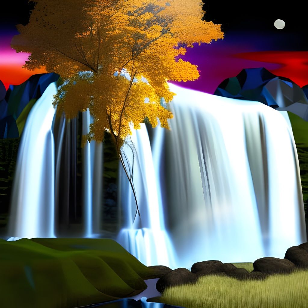Evolved Waterfall (SD 2.1)