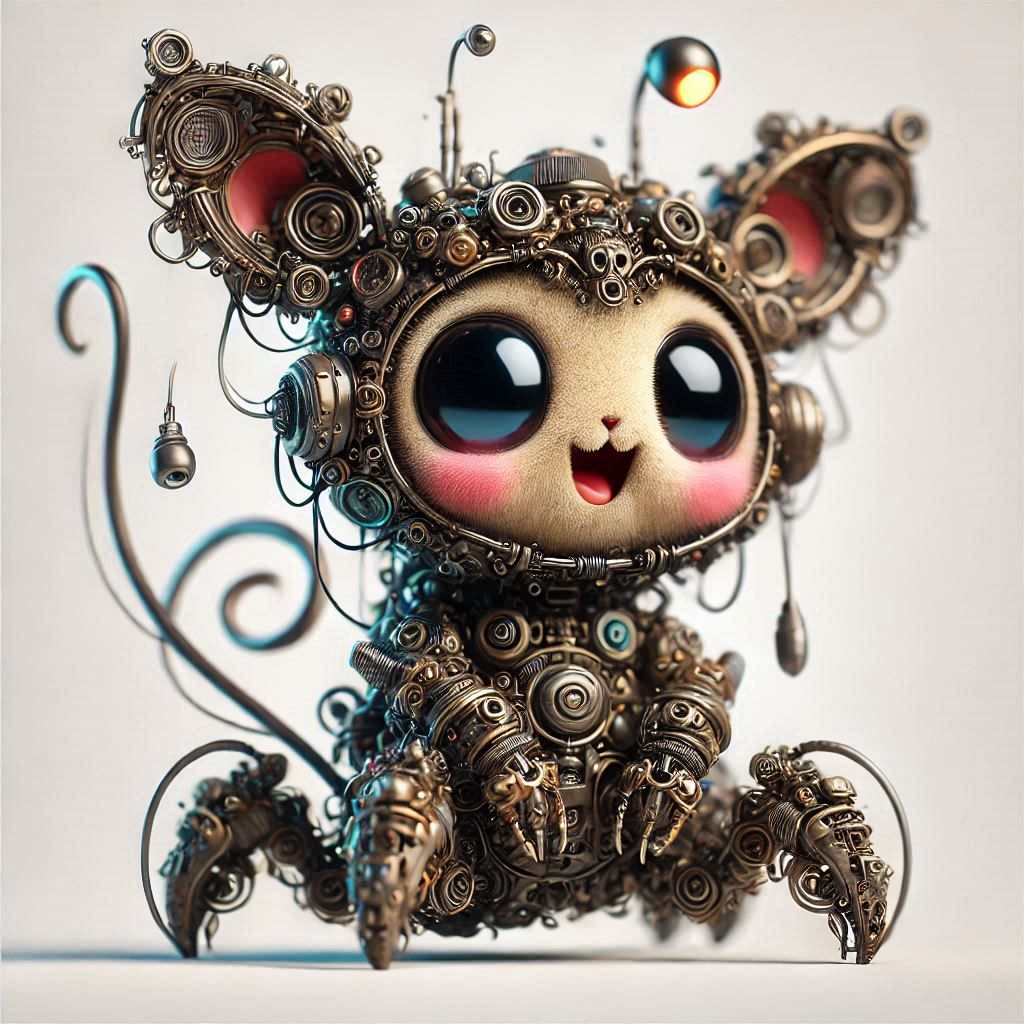adorable fairy-tale fantasy creature portrait..