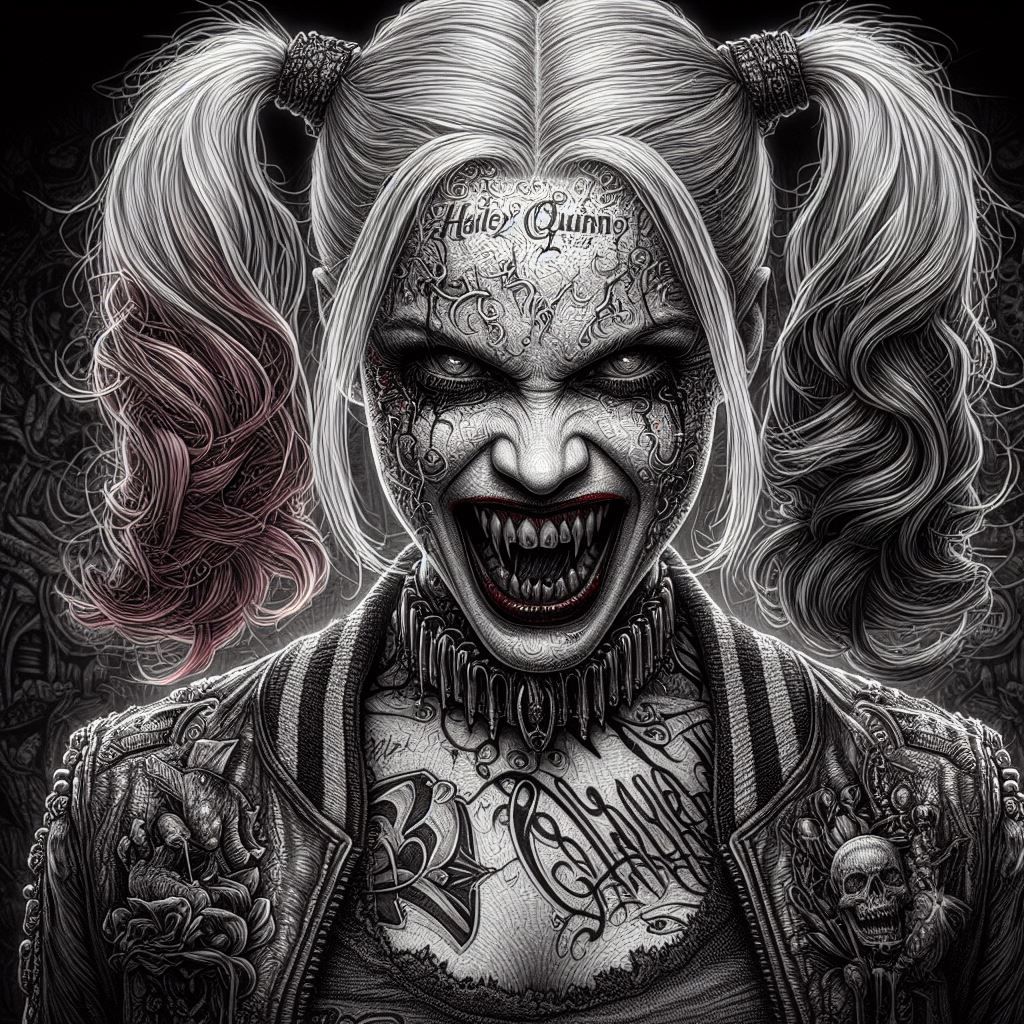 Vampire Harley Quinn Squad Version