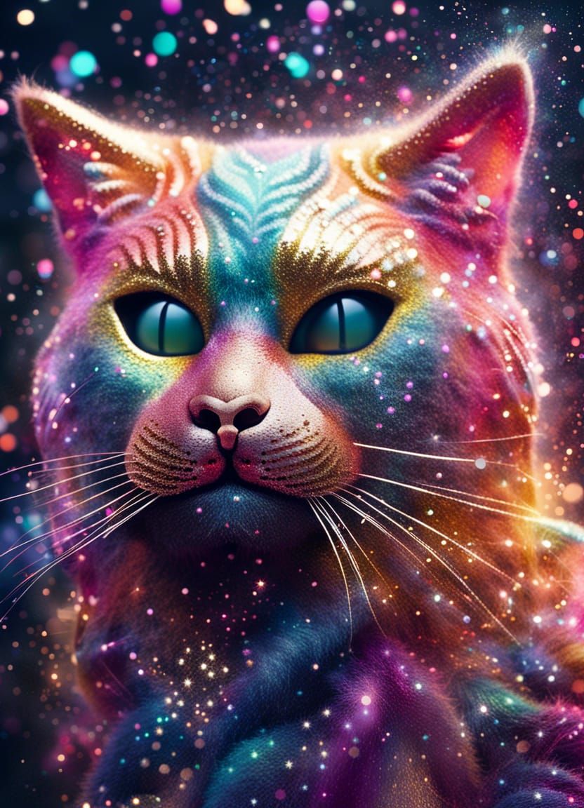 Shiny, shiny... shiny cat of glitter