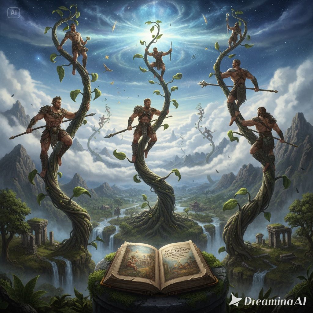 Legend of the Men Giants and the Giants trees that stretch t...