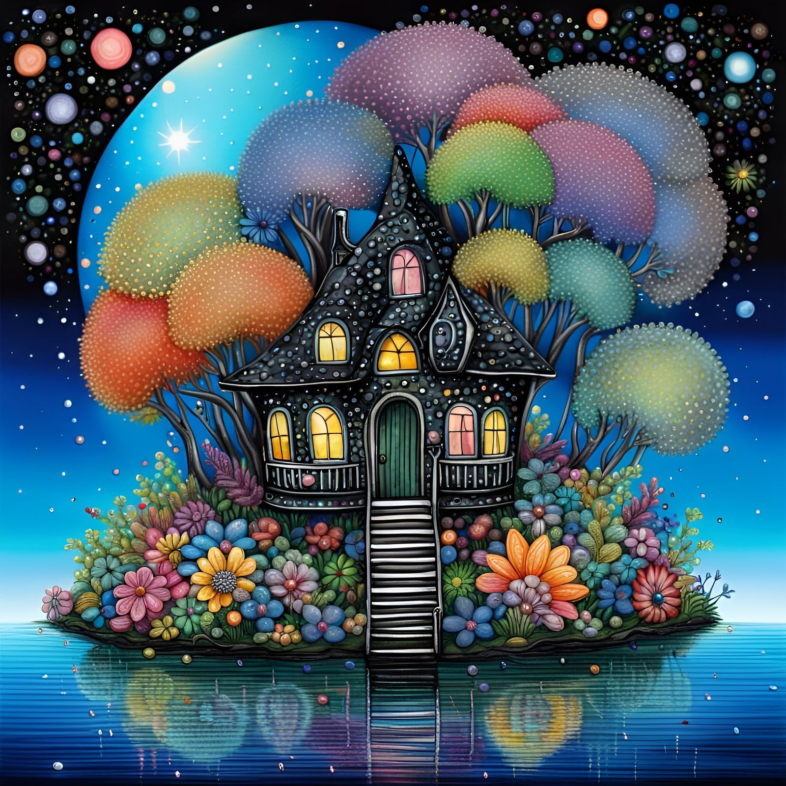 Floating Fantasy AI Generated Artwork NightCafe Creator
