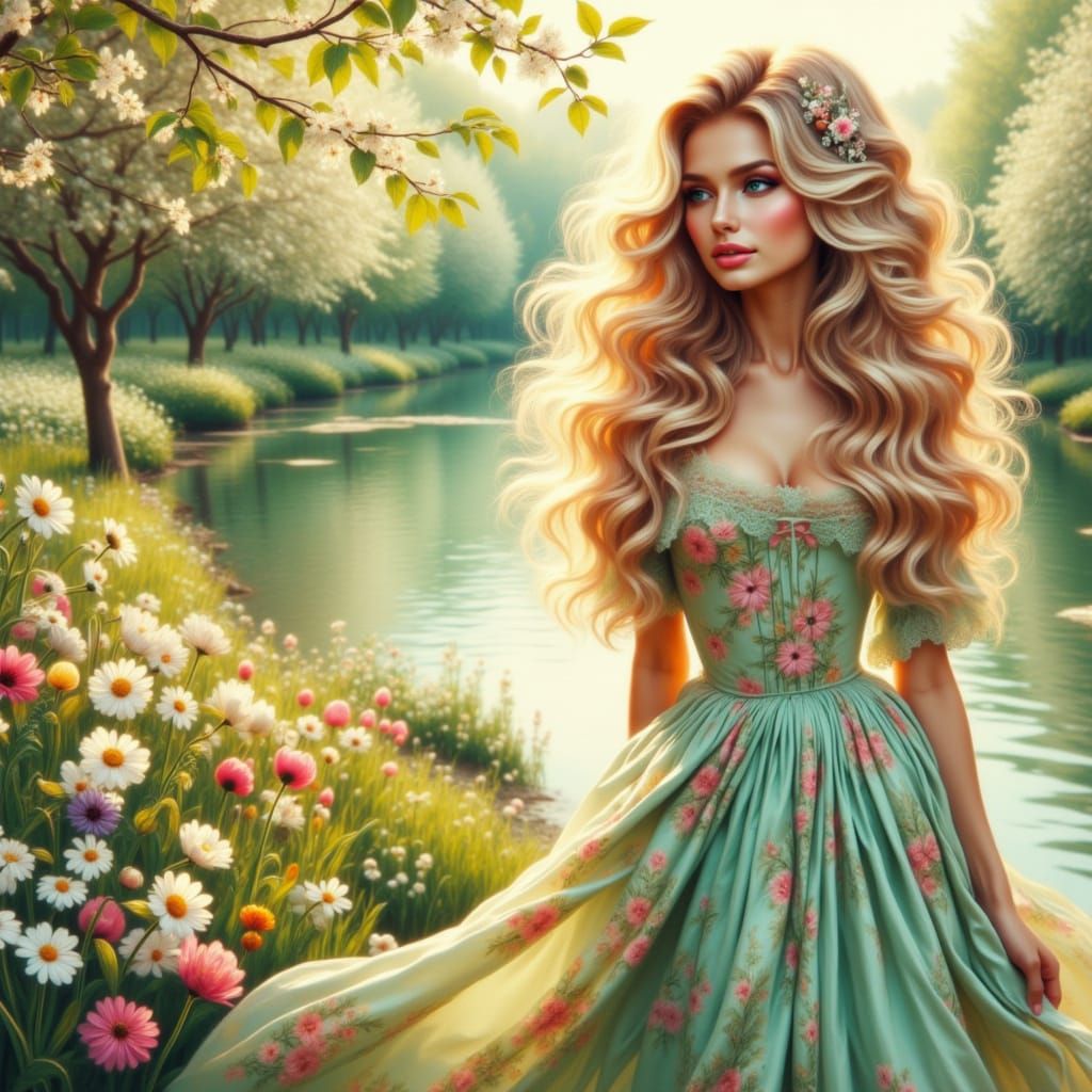 Romantic blonde