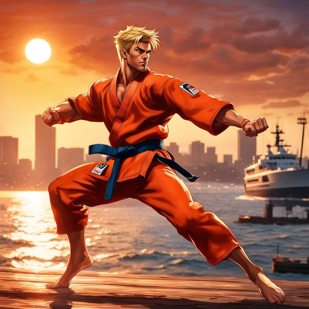 Street Fighter: Ryu - AI Generated Artwork - NightCafe Creator