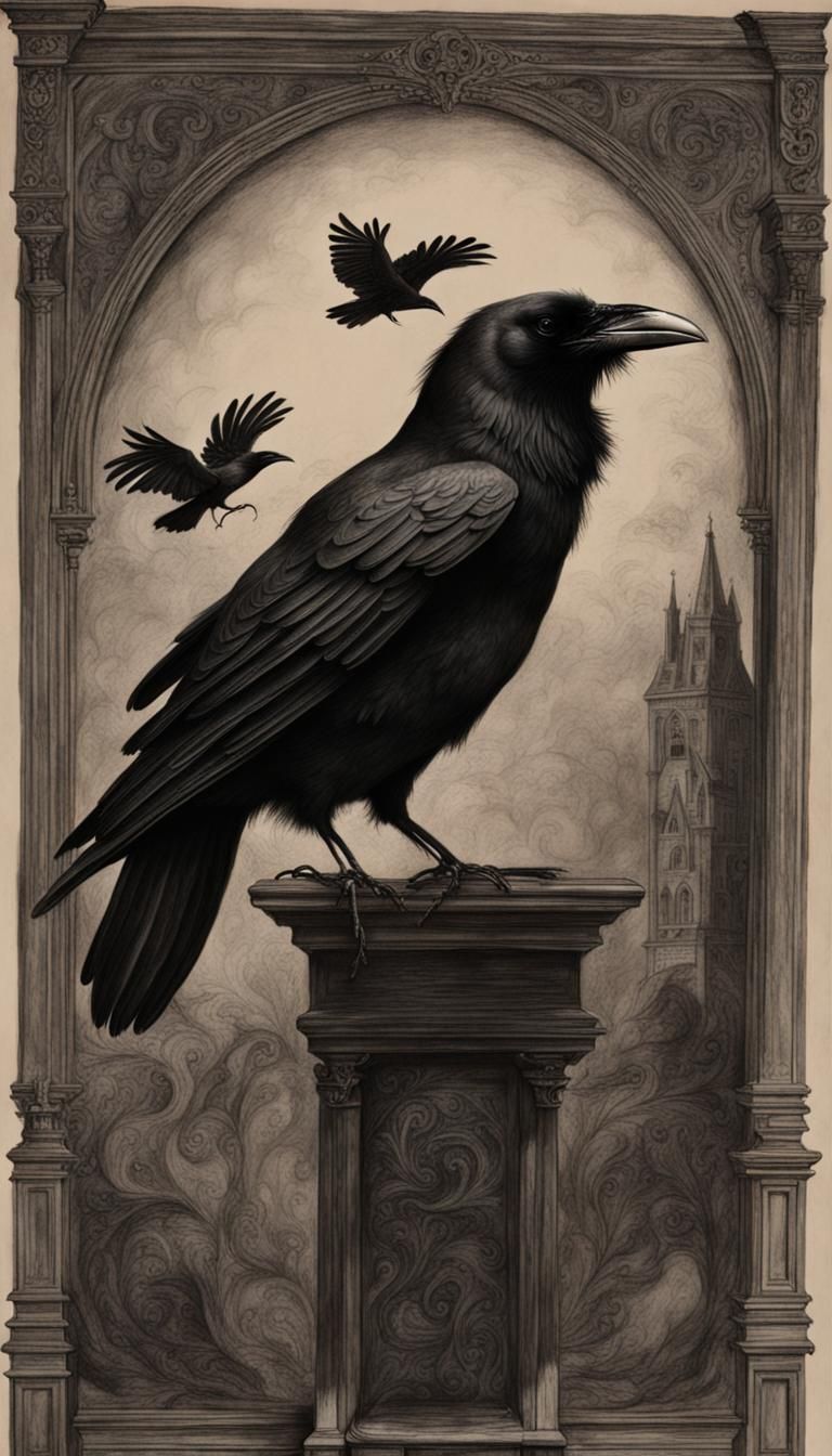 Rowena Ravenclaw  Ink Painting - AI Generated Artwork - NightCafe Creator