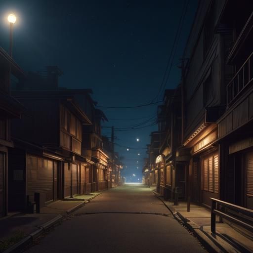 Anime Key Visual Inspired by Studio Ghibli