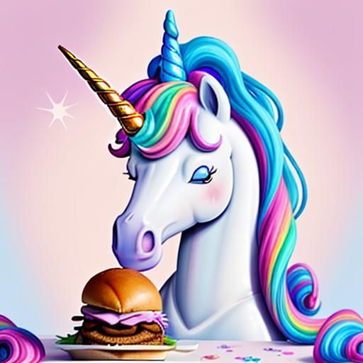 Unicorn named  juicy Lucy