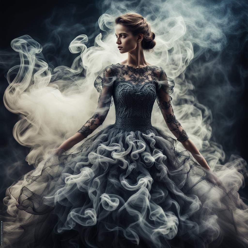 Dress made of smoke  by @Pavel