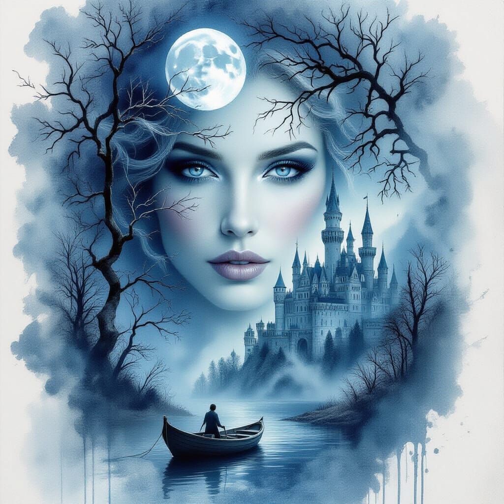 Shades of Blue  by @zephyrael