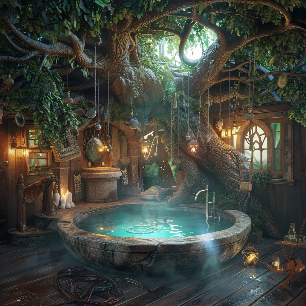 Pool in Treehouse