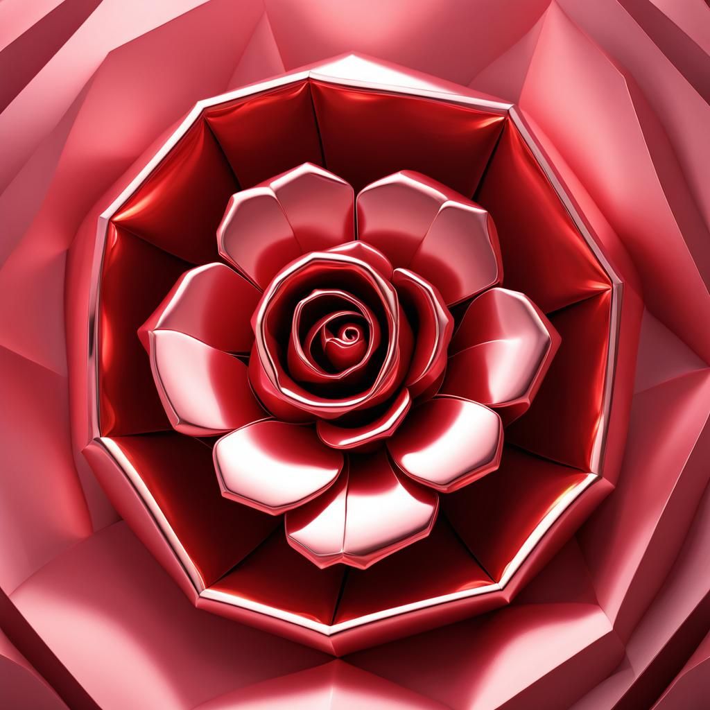 Daily Rose #307 - Carved Dodecahedron