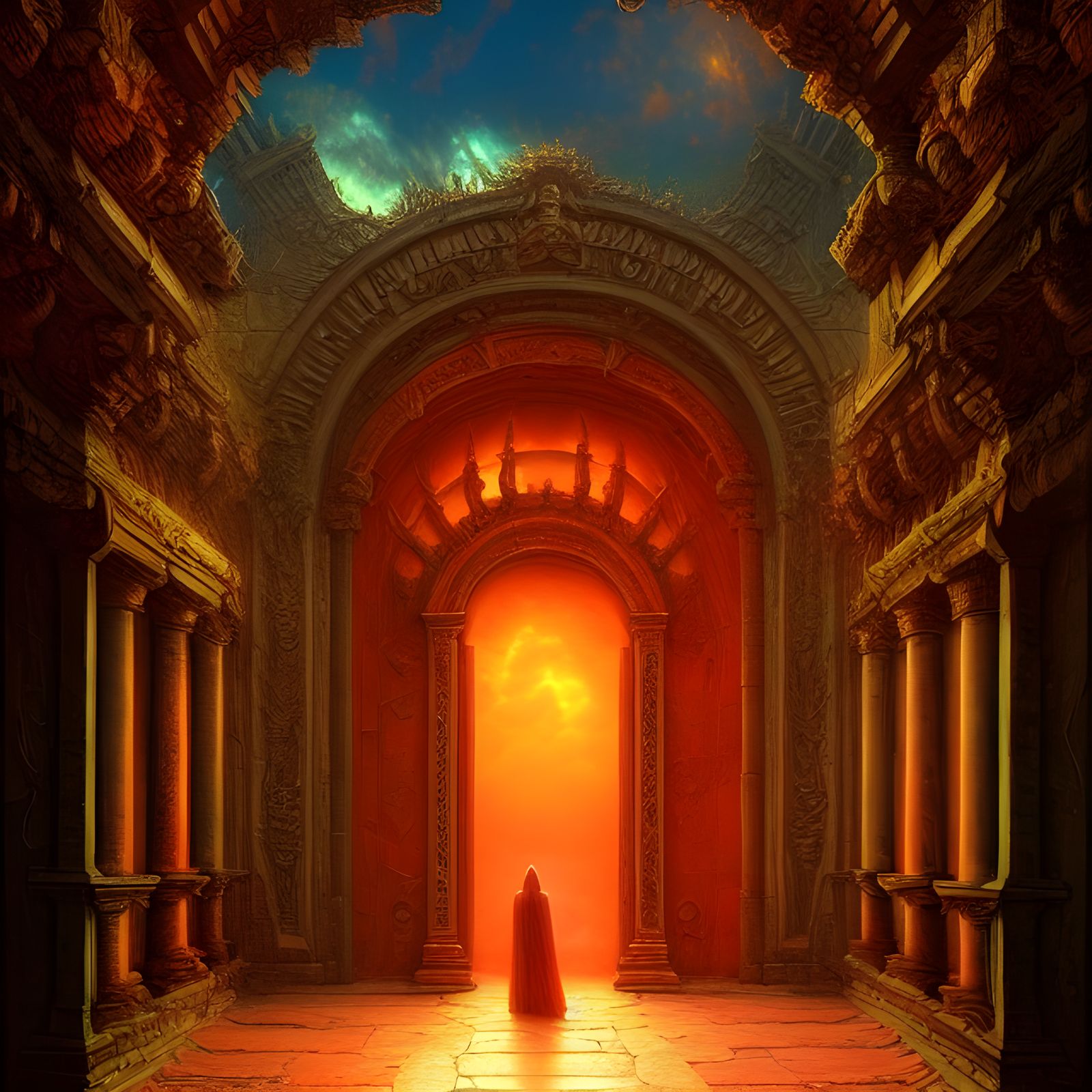 Grand Entrance to the Sith Temple - AI Generated Artwork - NightCafe Creator