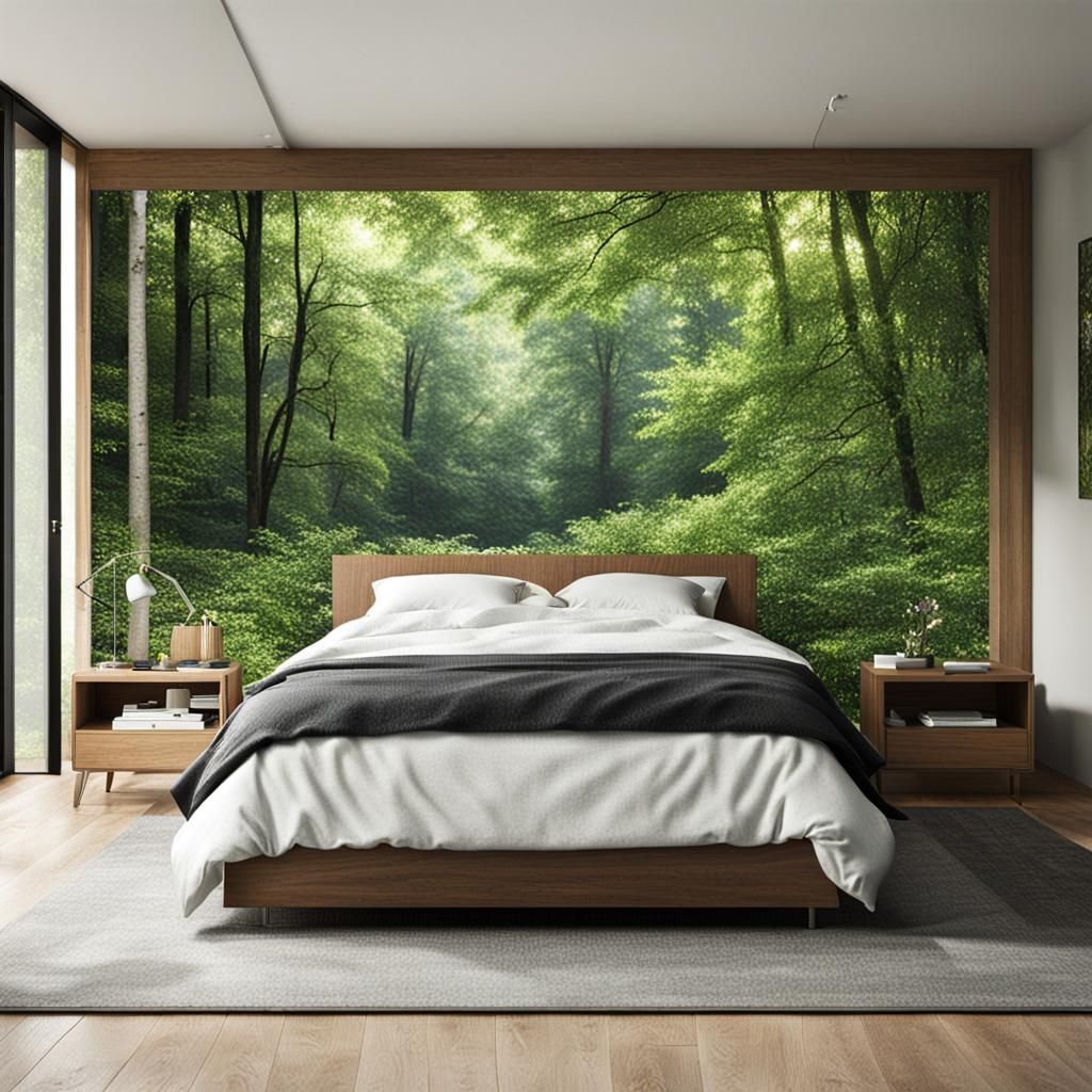 Bedroom in nature