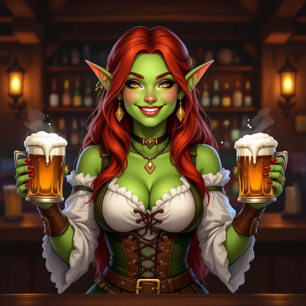 Nothing like a mug of ale after a long adventure.