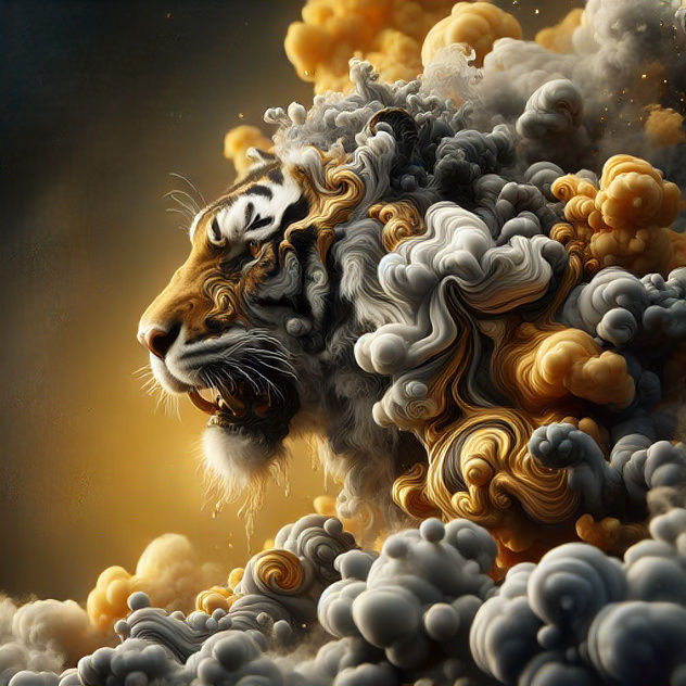 Smoke tiger