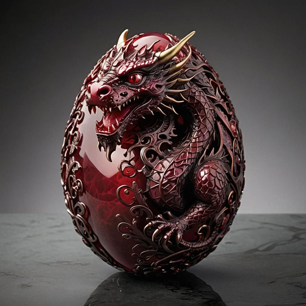 Dragon egg  by @Aquilon