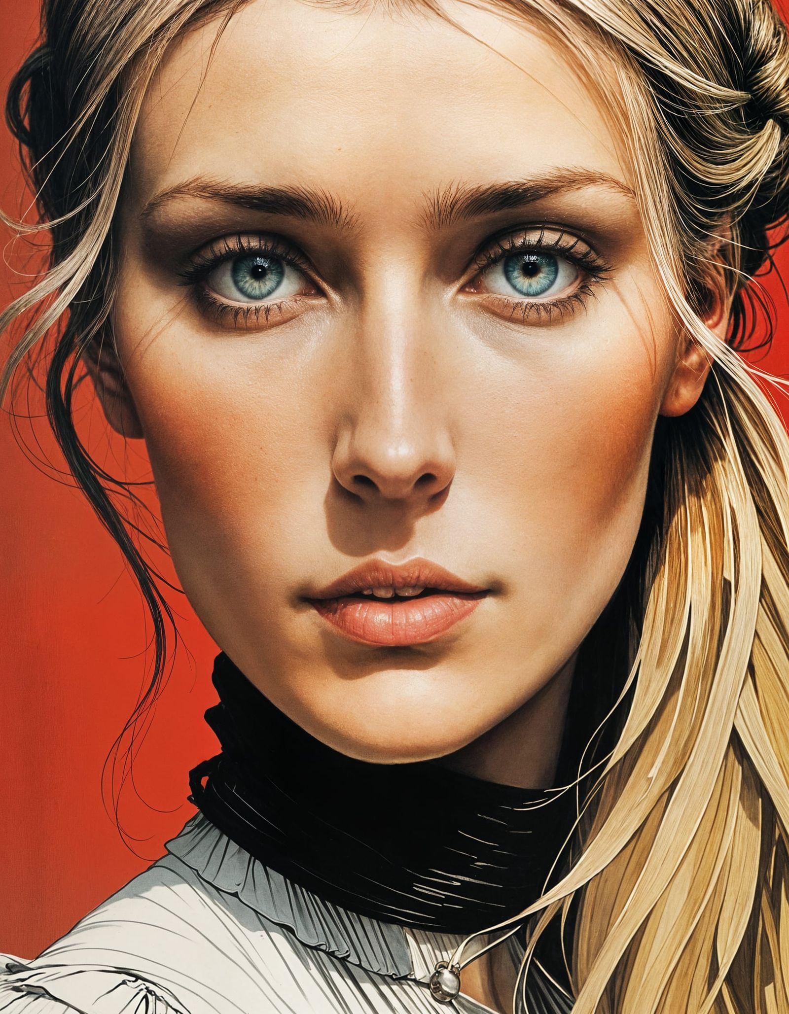 Beautiful girl on magazine cover 3