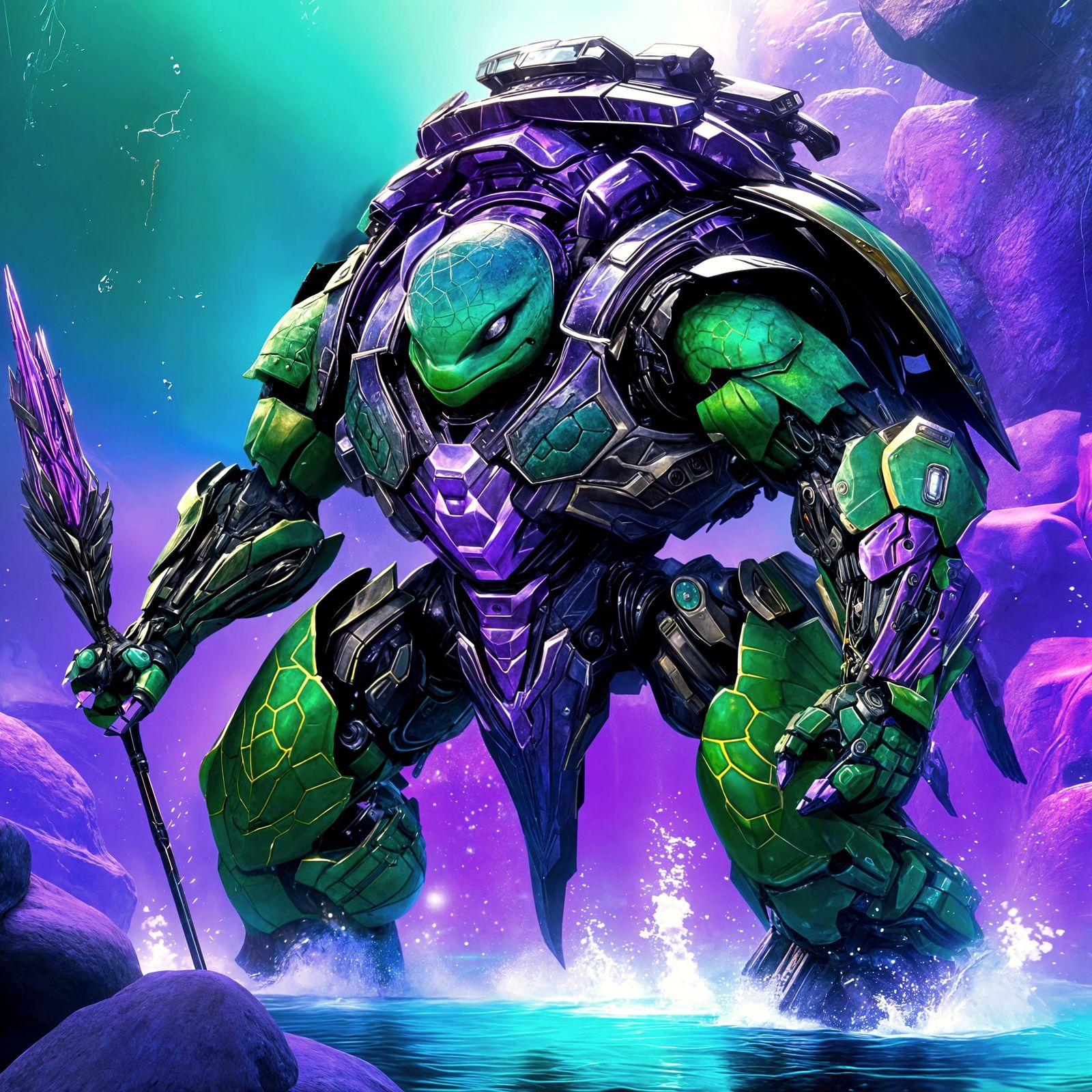 Mecha Donatello of te ancients