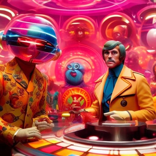 <lora:Candy Cosmos:1.0>
 Scene from a Candid surreal 70's Te...