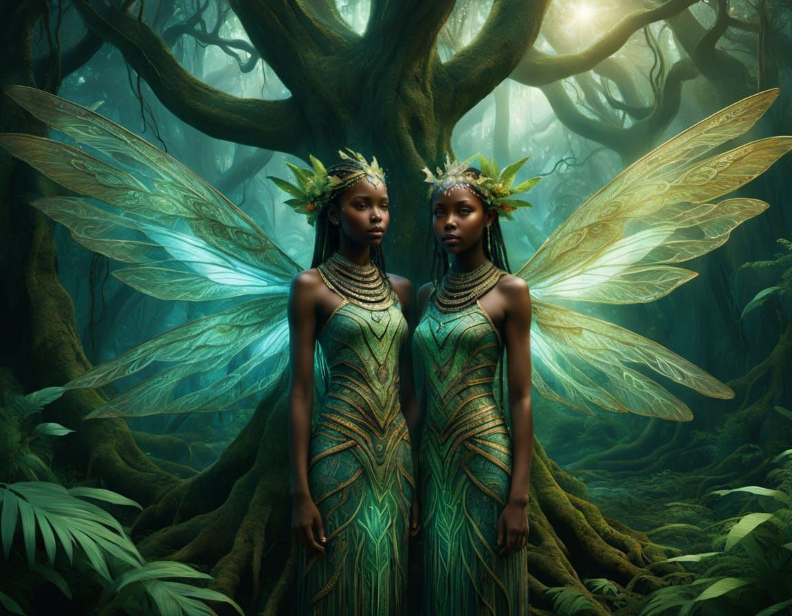 Fairy Twin Sisters of Africa 