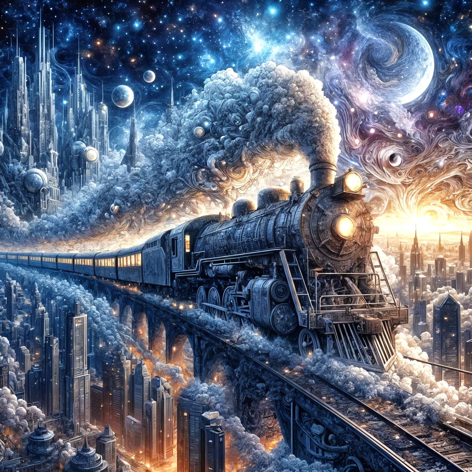 Runaway Train  by @AI Ky