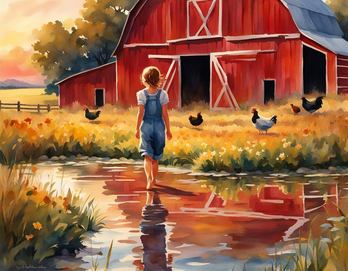 Farm life  by @River Aquarius