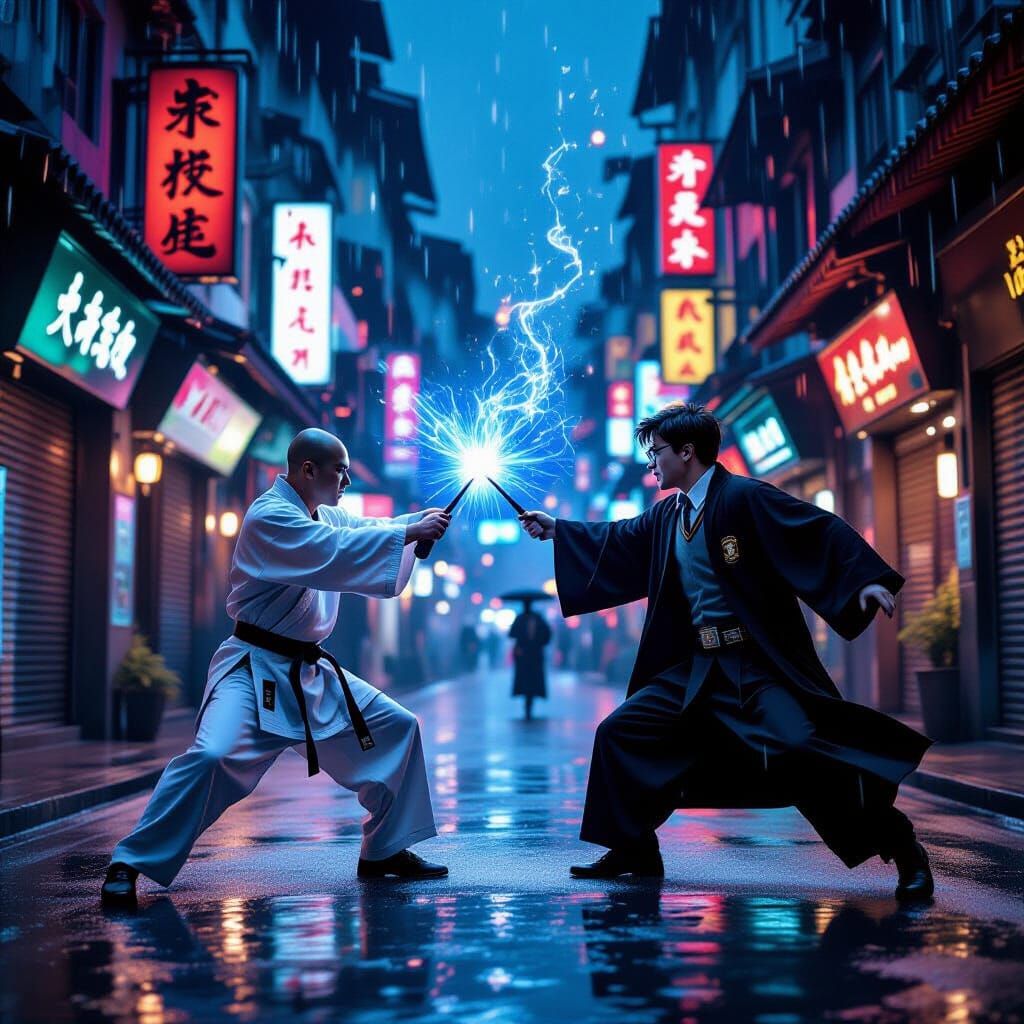 ייפ מאן והארי נלחמים על הגשר - Start Image 1