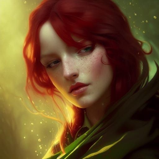 Red Hair - AI Generated Artwork - NightCafe Creator